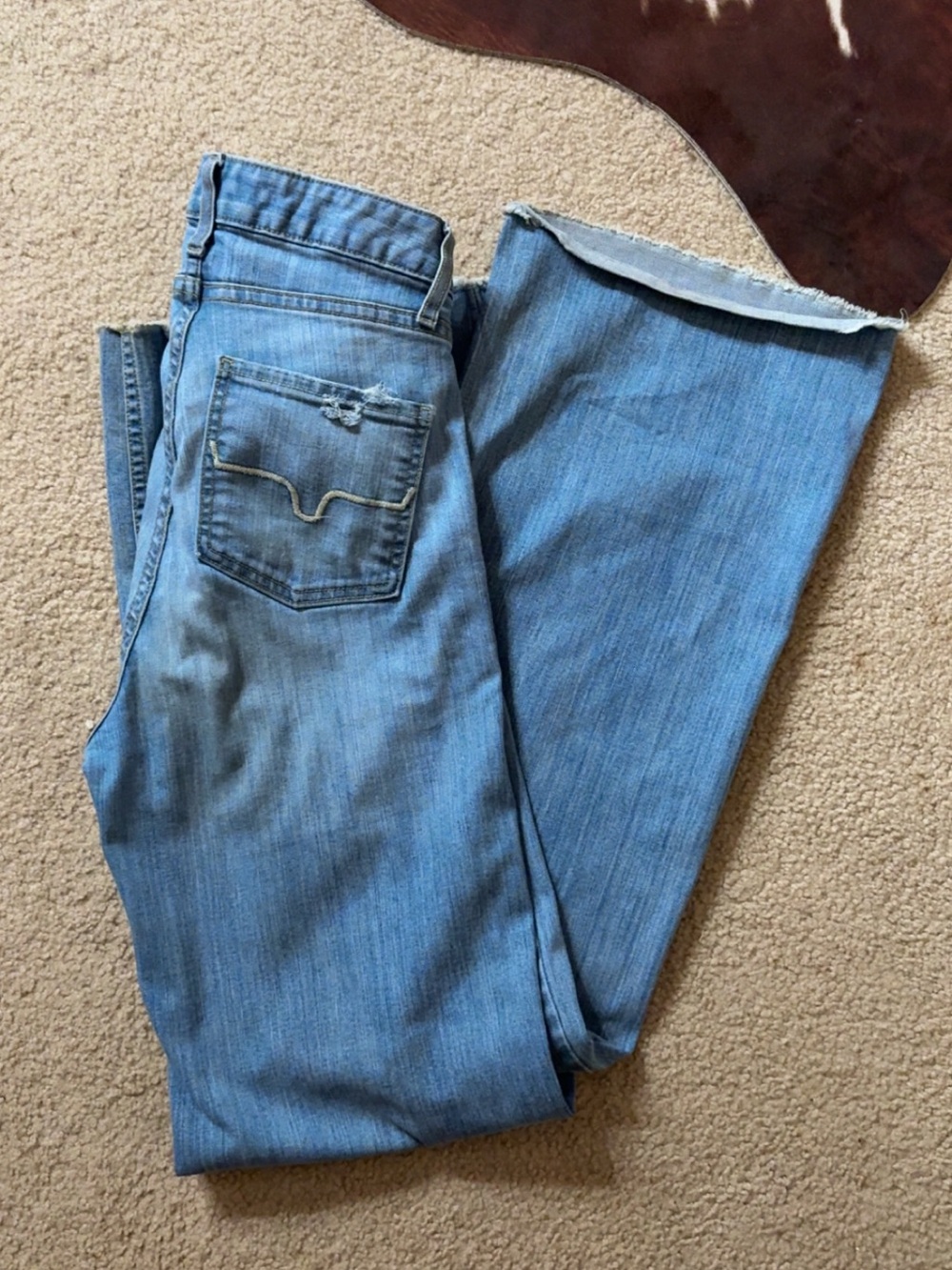 Kimes Ranch Light Blue Flare Jeans